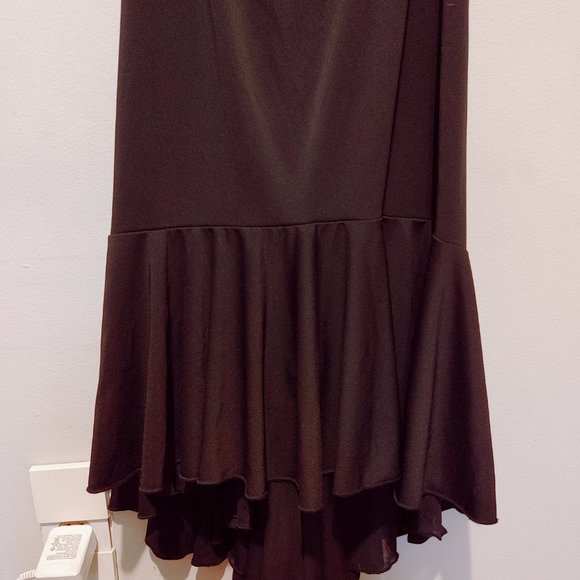 ZOKAI Black Pleated / Ruffled Sleeveless Maxi Dress (Size S) - Picture 4 of 11